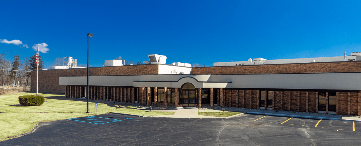 The Fibre Converters plant on Industrial Drive in Constantine, Michigan